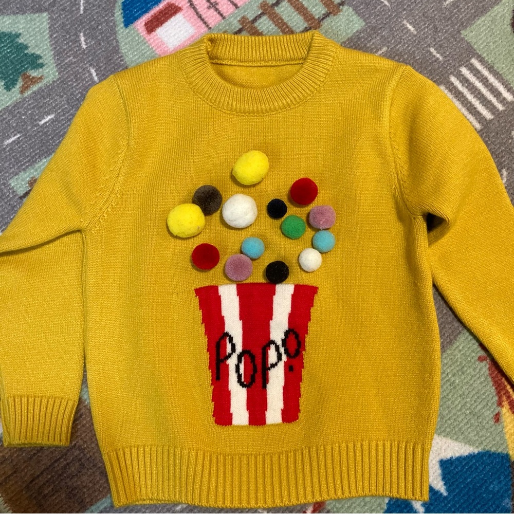 Popcorn sweater